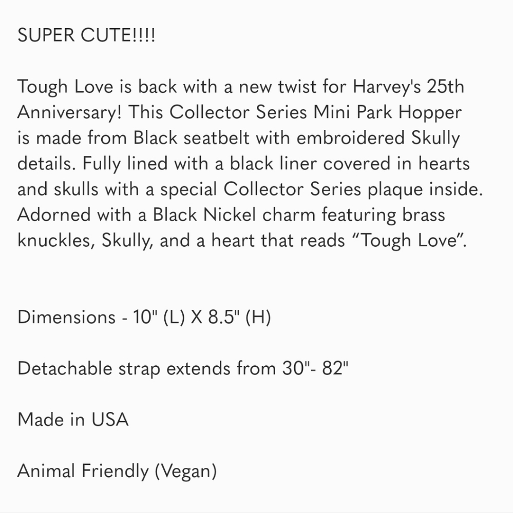 Harveys Tough Love Mini Park Hopper SUPER CUTE!!! - Picture 4 of 4
